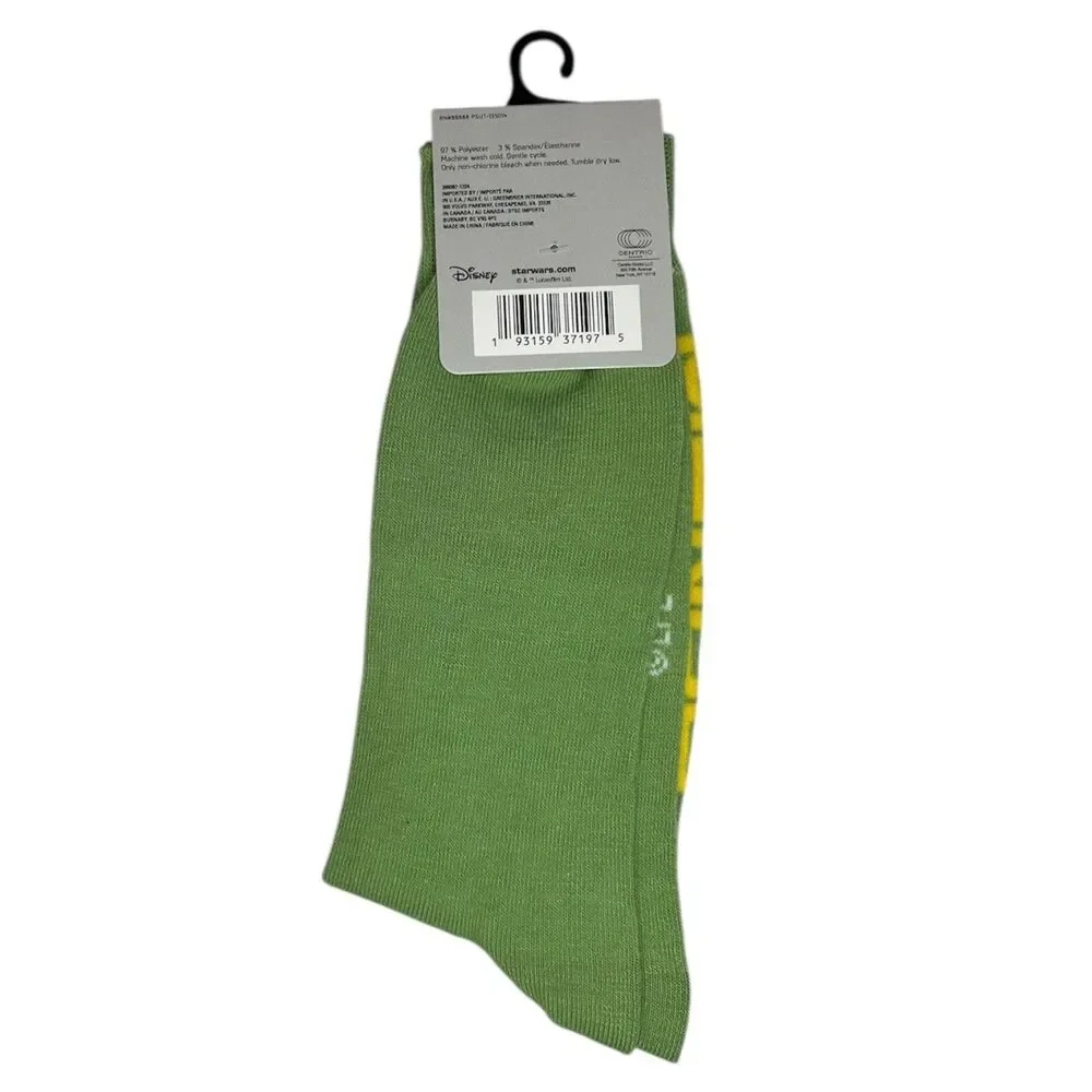 1x Star Wars Mandalorian Novelty Crew Socks Adult Set Size 6-12